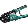 Универсальный кримпер KRAFTOOL RJ-Pro, (RJ45, RJ11,RJ12)
