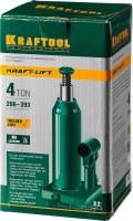 Бутылочный гидравлический домкрат KRAFTOOL KRAFT-LIFT, 4 т, 194 - 372 мм