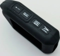 Чехол силиконовый для ЖК-брелоков автосигнализаций Scher-Khan Mobicar 1, 2, A, B - цвет черный