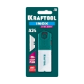 Нержавеющие трапециевидные лезвия KRAFTOOL INOX-A24, 10 шт