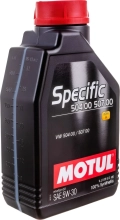 Синтетическое моторное масло MOTUL SPECIFIC VW 504.0050700 5W30 (1л) 106374