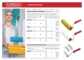 MIRAX POLYTEX PRO, 48 х 180 мм, бюгель 8 мм, ворс 12 мм, полиакрил/полиэстер, все виды ЛКМ, малярный валик (03816-18)