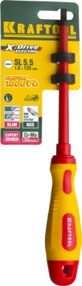 Высоковольтная отвертка KRAFTOOL SL5.5 х 125 мм