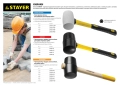 Professional STAYER 230 г, белая, резиновая киянка