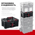 Пластиковый ящик с выдвижными полками KETER STACKNROLL, 481 х 332 х 233 мм, (19″)