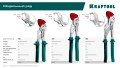 Набор из 3-х пар KRAFTOOL Vise-Wrench сменные защитные накладки на губки, для клещей 250 мм