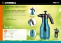 GRINDA PH-1.5, 1.5 л, колба из полиэтилена, возможность работы под любым углом, ручной опрыскиватель, PROLine (425055)
