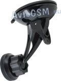 Автомобильный держатель AvtoGSM Car Holder 05 - для смартфонов весом до 200 г., установка на лобовое стекло, регулировка угла наклона, магнитное крепление, быстрая и легкая фиксация, поворот на 360 градусов, 2 металлические пластины в комплекте 