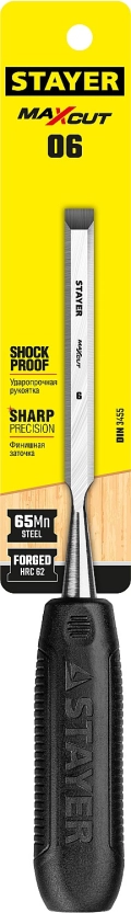 Стамеска STAYER Max-Cut, 6 мм