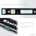 Сверхпрочный магнитный уровень KRAFTOOL A-RATE CONTROL, 800 мм, точность 0.3 мм/м, с зеркальным глазком