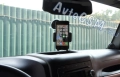Автомобильный держатель AvtoGSM Car Holder 14 - для cмартфонов шириной от 4 до 8.5 см, гибкая ножка, регулировка угла наклона, переворот на 360 градусов, современный дизайн, крепление на лобовое стекло 