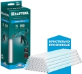 Клеевые стержни KRAFTOOL Cristal, 11 х 250 мм, 40 шт, кристально прозрачные