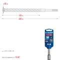 Бур SDS-plus ЗУБР ПРОФИ-4Х 18x460 мм