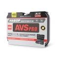 Набор инструментов AVS ATS-46 - 46 предметов (головки 1/4''DR, биты, рукоятка трещоточная и т.д), пластиковый кейс