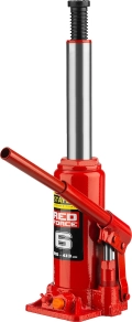 Professional STAYER RED FORCE, в кейсе, 6 т, 216 - 413 мм, бутылочный гидравлический домкрат