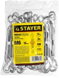 Талреп крюк-кольцо STAYER DIN 1480, М6, 15 шт