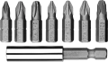Набор бит с адаптером ЗУБР MX-8, 8 шт