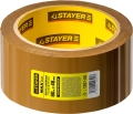 STAYER 48 мм, 60 м, 45 мкм, коричневая, клейкая лента (1207-50) - 6 шт
