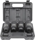 Набор головок ударных глубоких FORCEKRAFT FK-4045-9MPB 1/2DR,  4 предмета, 12 граней в кейсе