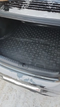 Коврик в багажник SeinTex 89309 для HYUNDAI GENESIS G70 (полимерн.) - выполнен из полиуретана, четкое повторение контуров багажника