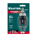 KRAFTOOL EXTREM Kompakt набор: реверсивная отвертка с битами 6 шт