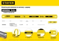 Универсальное двустороннее широкое полотно по дереву и металлу STAYER Universal, 8 + 24 TPI, 25 х 300 мм, 1 шт, коробка 50 шт
