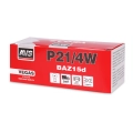 Лампа AVS Vegas P21/4W BAZ15S (A78324S) 10 шт. - рабочее напряжение 24V, мощность 21/4W