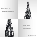 Сверло ступенчатое STAYER Pro-Max 4-32мм, 15 ступеней, винтовая спираль