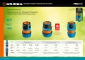 GRINDA TL-12, 1/2″, с запирающим механизмом, пластиковый с TPR, для шланга, быстросъемный соединитель, PROLine (8-426427)