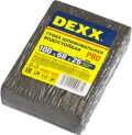 Четырехсторонняя шлифовальная губка DEXX Р80, 100 х 68 х 26 мм, водостойкая