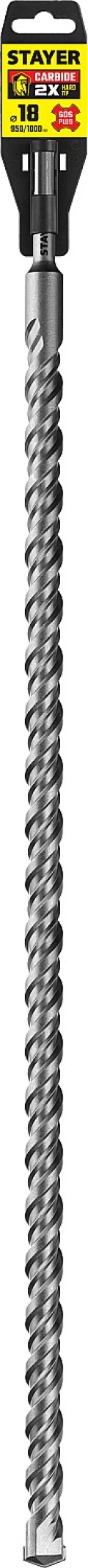 STAYER 18 x 1000 мм, SDS-plus бур, Professional (2930-1000-18)