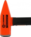 Молоток слесарный с резиновой рукояткой и стальным сердечником, 1 кг Carbon CHIMH10330