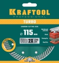 Сегментированный алмазный диск KRAFTOOL Turbo, 115 мм, (22.2 мм, 10 х 2.2 мм)
