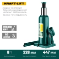 Бутылочный гидравлический домкрат KRAFTOOL KRAFT-LIFT, 8 т, 230 - 457 мм
