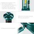 Бутылочный гидравлический домкрат KRAFTOOL KRAFT-LIFT, 8 т, 230 - 457 мм
