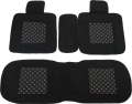 Каркасные накидки из велюра Seintex Comfort Lux (черно-серые)
