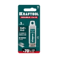 Класс А KRAFTOOL DOUBLE Сo-8 3.0х46мм, Сверло двухстороннее по металлу, сталь M42(+8%Co)
