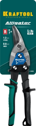 Правые ножницы по металлу KRAFTOOL Alligator, 250 мм