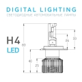 Светодиодные лампы MTF LIGHT DIGITAL LIGHTING Н4/Н19, 12V, 55W, 4500lm, 3000-7000K