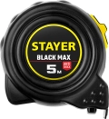 Professional STAYER BlackMax, 5 м х 19 мм, рулетка с двумя фиксаторами