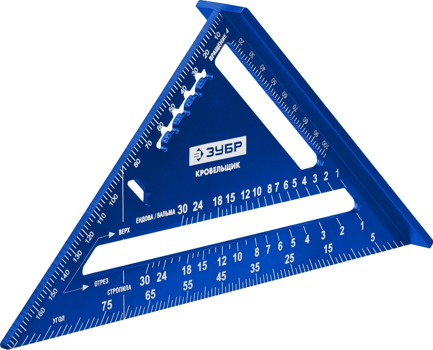 Универсальный кровельный угольник ЗУБР Кровельщик 180 мм 5-в-1