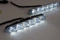Ходовые огни Вымпел DRL-HP-X6 - 6 ярких светодиодов, повторитель поворота с бегущими огнями, герметичный корпус, предохранитель в комплекте, низкое энергопотребление