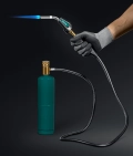 Газовая горелка Blue Fire KRAFTOOL KS-8000, со шлангом 1.4м с пьезоподжигом на баллон турбо нагрев + 30% 2000°C
