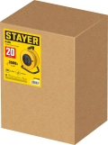 Силовой удлинитель на катушке STAYER M-315, ПВС, 3 x 1.5 мм2, 20 м, 3500 Вт