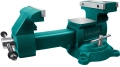 Слесарные тиски KRAFTOOL Reversible 200 мм, расход 368 мм