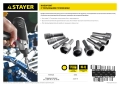 Набор бит с адаптером STAYER 9 шт