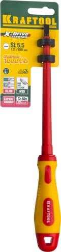 Высоковольтная отвертка KRAFTOOL SL6.5 х 150 мм