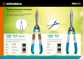 GRINDA FH-630, длина 630 мм, кованые лезвия, антикор. покрытие, алюминиевые рукоятки, накладки РР, кусторез, PROLine (423792)