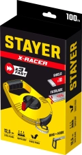 STAYER RACER 100 м геодезическая стальная мерная лента
