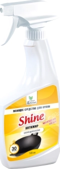 Моющее средство для казана Clean&Green Shine CG8131 500 мл - триггер, антижир, удаляет жир, нагар и копоть, не содержит щелочи